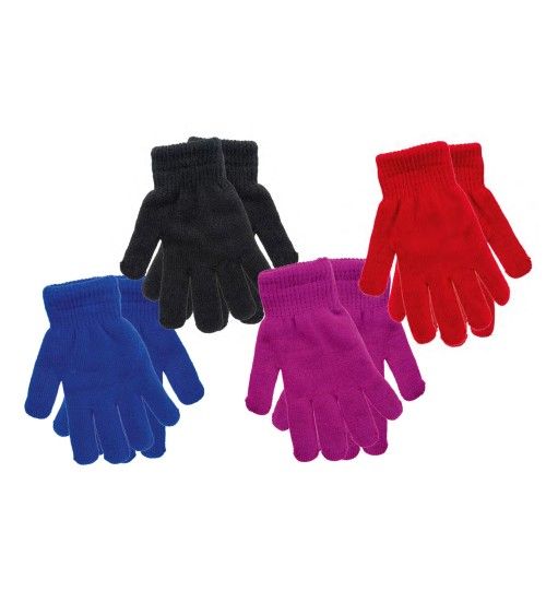 Dicke farbige Schulkinder Thermo Handschuhe, 1Paar