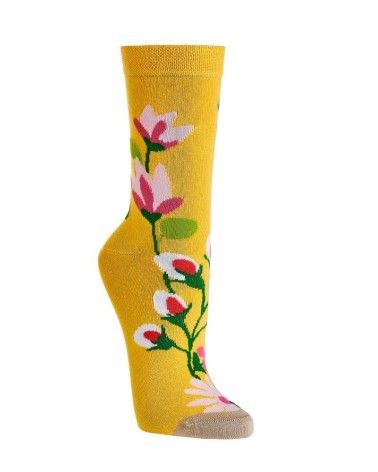 Socken Blumenblüten Motiv, 3 Paar