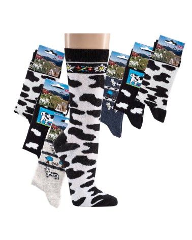 Kühe Motiv Socken für Damen, Teenager, Kinder