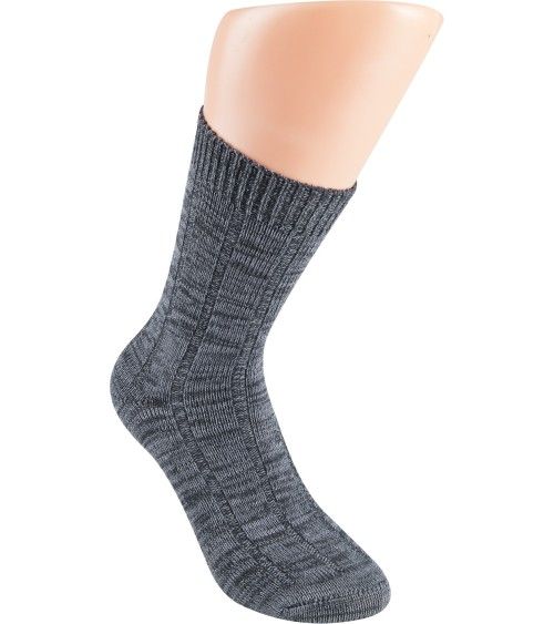 Extra Garn Socken „BAMBUS“, anthrazit-melange