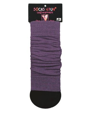Arm- & Beinstulpen Baumwolle Farbe lila uni