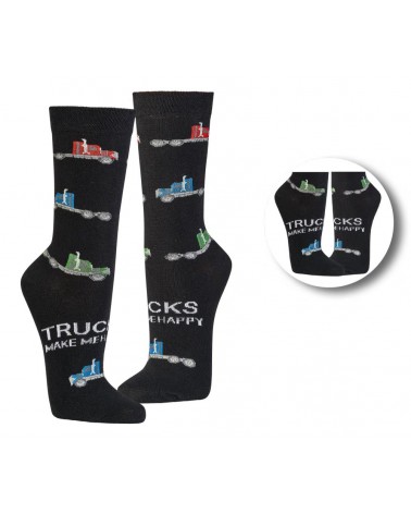 Socken mit Truck - Lastwagen Motiv