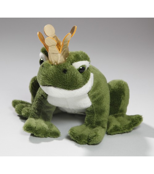 Froschkönig mit Stimme Plüschtier ca. 16 cm