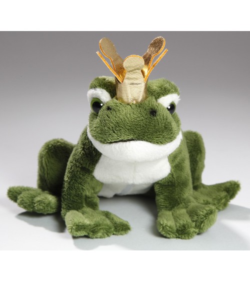 Froschkönig mit Stimme Plüschtier ca. 16 cm