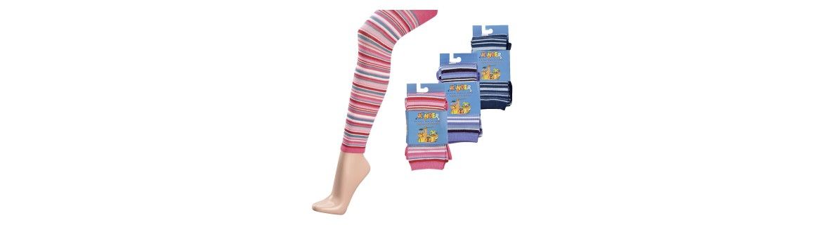 Fröhliche bunte Ringel Leggings für Kinder | Bartli-Socken.ch